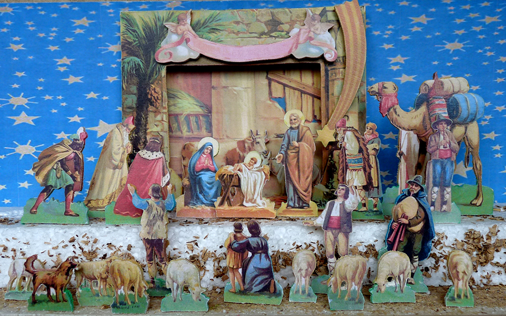 Presepio litografico